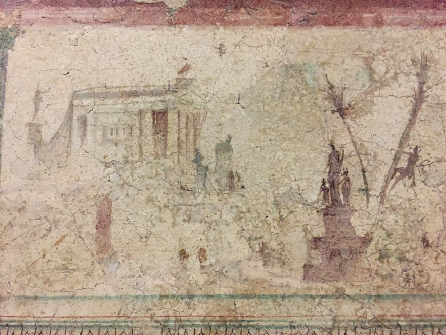 Fresco aus dem Columbarium an der Villa Doria Pamphilj, 1. Jhdt. v. Chr., Palazzo Massimo, Rom   © Copyright Philipp Krüger